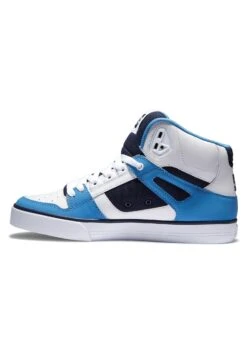 DC SHOES Pure Wc - Skate Shoes - White Carolina Blue -Famous Lady Shoe Store aa453fe076a441c990f6d86cebd3bc30