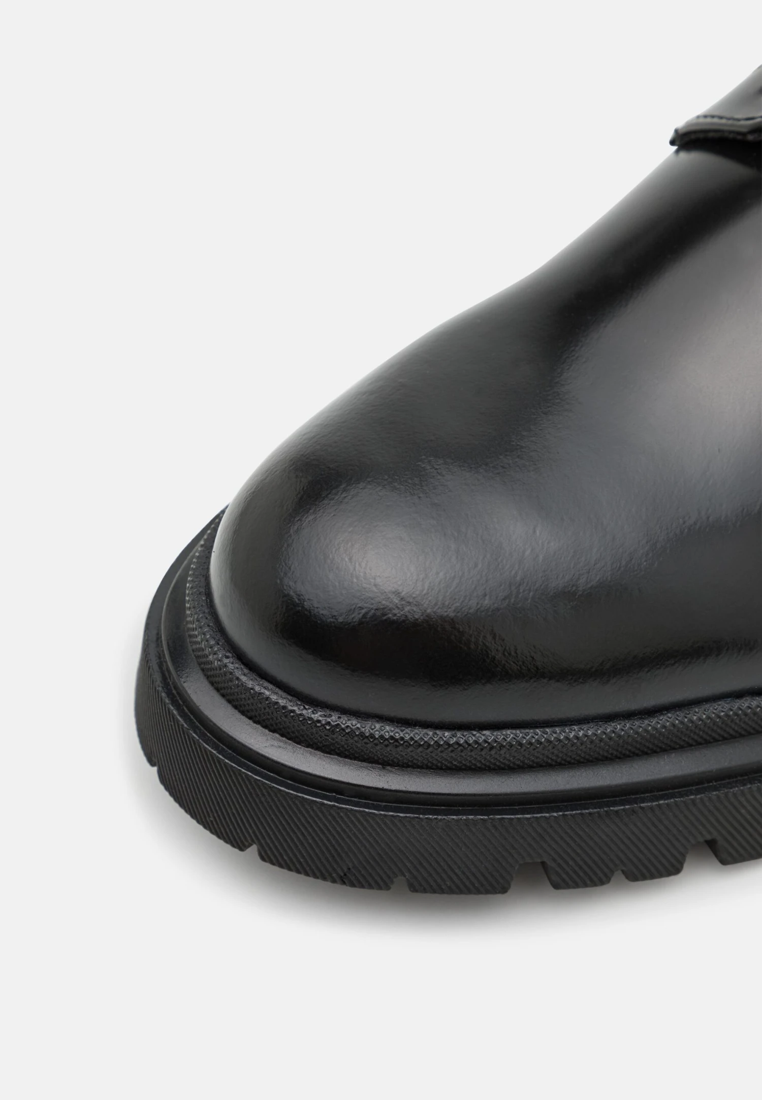 YOURTURN Leather Unisex - Casual Lace-Ups - Black 6 YOURTURN Leather Unisex - Casual Lace-Ups - Black - Image 6