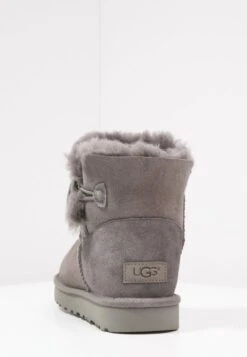 Ugg Mini Bailey Button - Ankle Boots - Grey 9 Ugg Mini Bailey Button - Ankle Boots - Grey -Famous Lady Shoe Store b8e06829630c4bc4b5c8298b93e83cf1