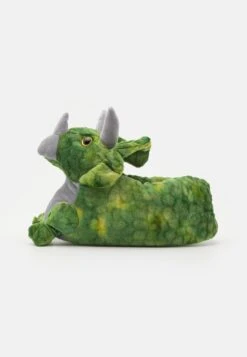 Triceratops Slipper Unisex - Slippers - Green