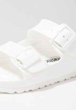 Birkenstock Arizona- Slippers - White -Famous Lady Shoe Store c9705ee6447e474c87b31d7a7b9e8e33
