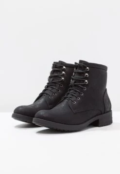 Anna Field Winter Boot - Lace-Up Ankle Boots - Black -Famous Lady Shoe Store cbcf8055dee948d5a3c5394a83a6a14a