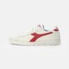 Diadora Game Waxed Unisex - Trainers - White/Red Pepper