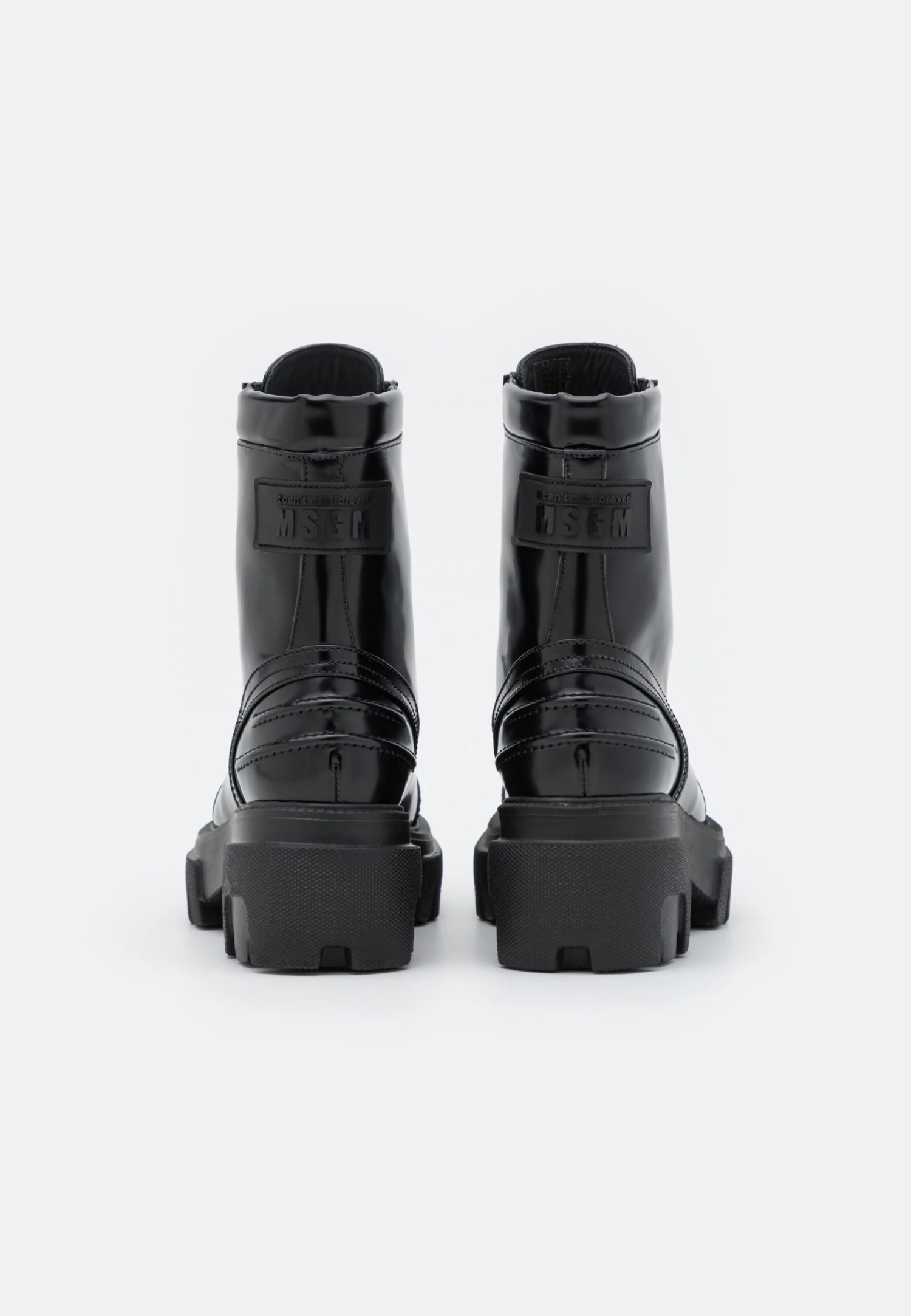 MSGM Donna Woman Boot - Lace-Up Ankle Boots - Black 4 MSGM Donna Woman Boot - Lace-Up Ankle Boots - Black - Image 4