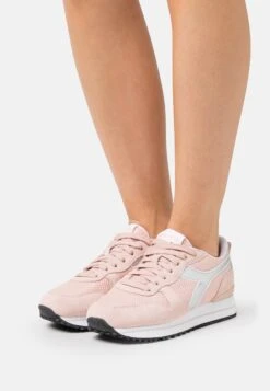 Diadora Olympia Platform- Trainers - Pink/Sand
