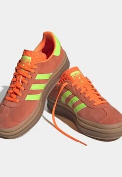 Adidas Originals Gazelle Bold- Trainers - Orange -Famous Lady Shoe Store df4c1ed46b794ff2bde4477e50cf199a