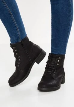Anna Field Winter Boot - Lace-Up Ankle Boots - Black