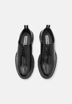 YOURTURN Leather Unisex - Casual Lace-Ups - Black 9 YOURTURN Leather Unisex - Casual Lace-Ups - Black -Famous Lady Shoe Store ea79503018844bff96ef852ab841c340