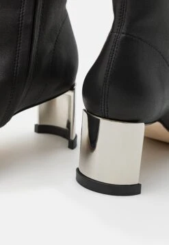 Squared Sockette 70 Boot - Classic Ankle Boots - Black -Famous Lady Shoe Store f11d97904f0841bdbd9bb8b5c2d80a66