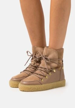 Pavement Lola - Lace-Up Ankle Boots - Taupe