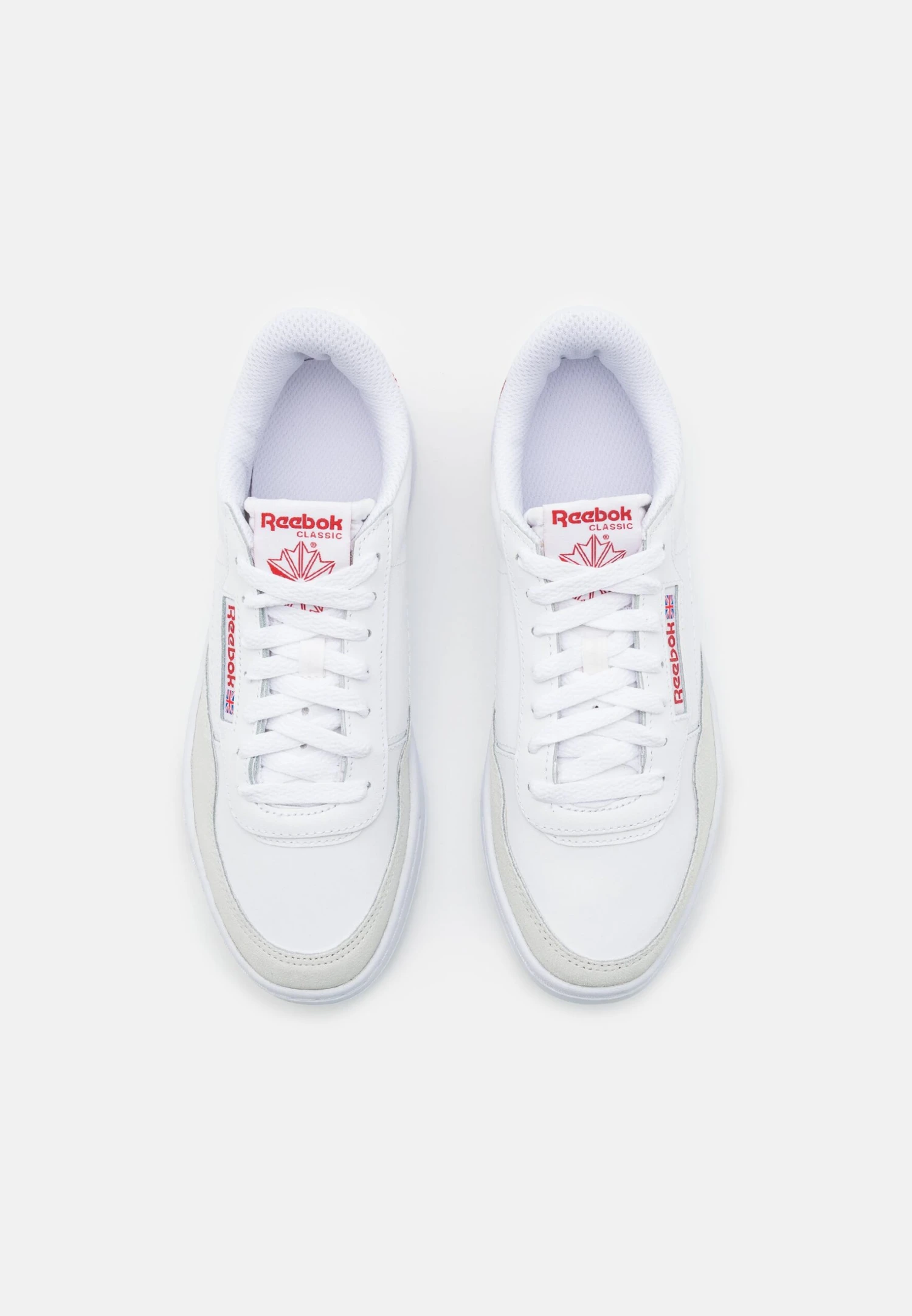 Reebok Classic Court Peak Unisex - Trainers - Footwear White/Pure Grey/Flash Red 4 Reebok Classic Court Peak Unisex - Trainers - Footwear White/Pure Grey/Flash Red - Image 4